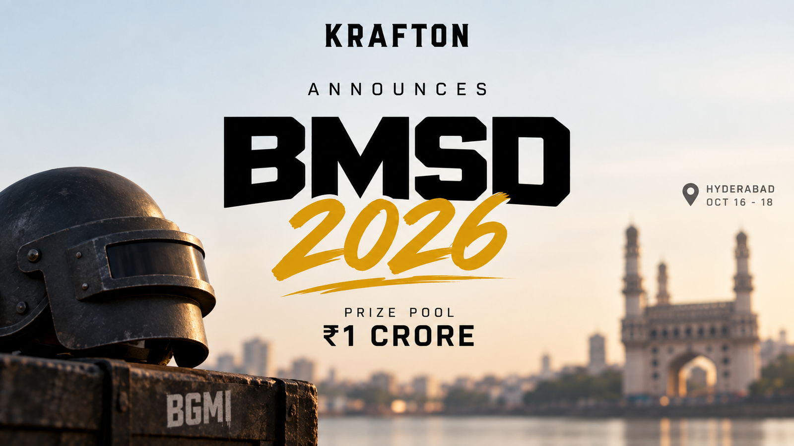 BMSD 2026: Krafton's ₹1 Crore BGMI Invite-Only Showdown