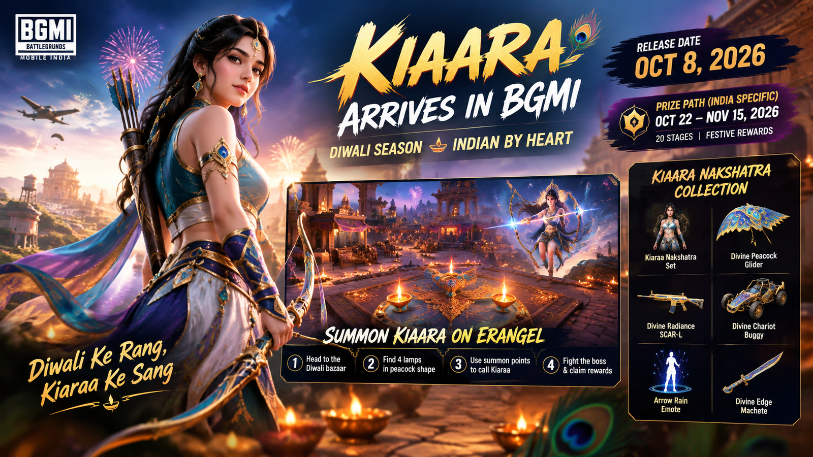 BGMI Kiaraa Update: Summon Diwali Boss On Erangel