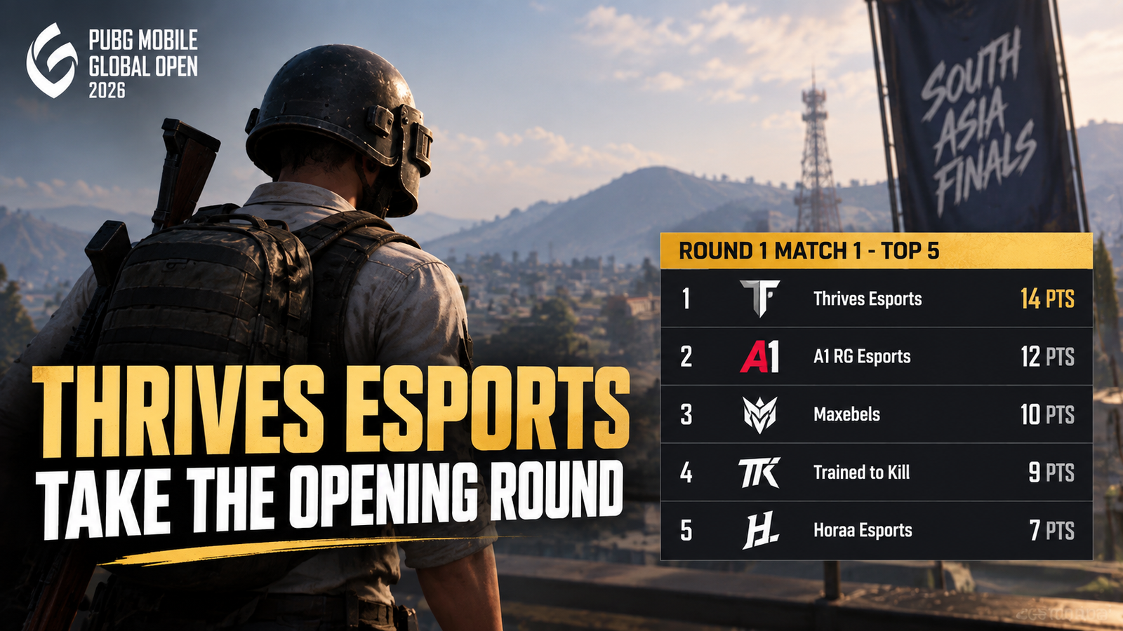 PMGO 2026 Season 2 SA Finals: Thrives Esports Win Round 1