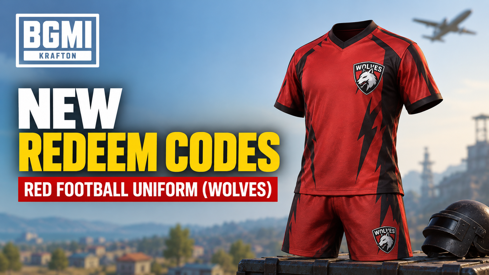 BGMI Red Football Uniform Redeem Codes Out Now