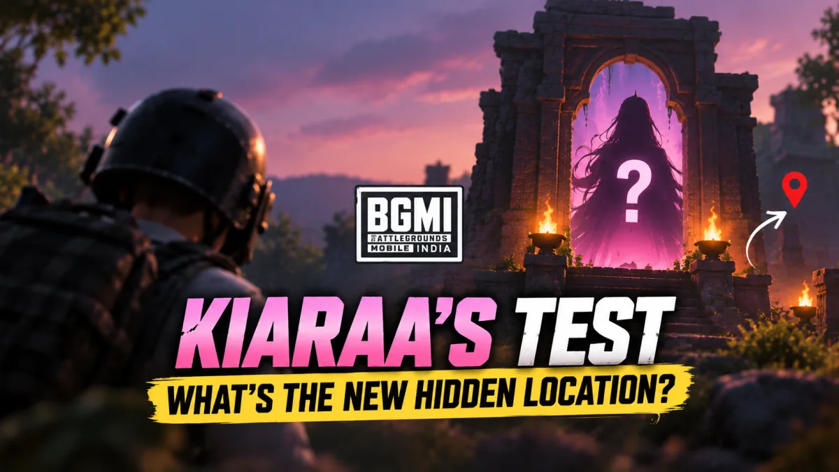 BGMI Kiaraa's Test hidden location with a mysterious boss encounter