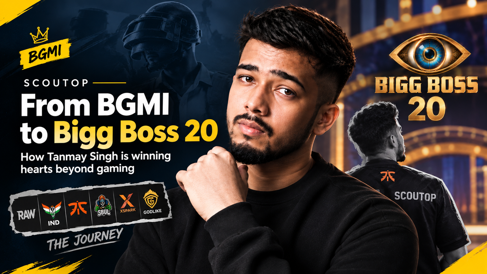 ScoutOP ke social media followers kitne hai? BGMI star Big Boss 20 me entry ke baad trending par
